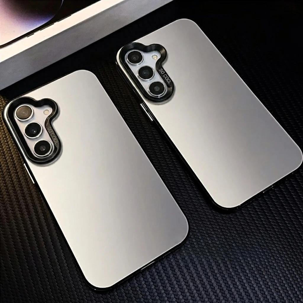 Elegant Silver IMD Hard Cover - Premium Luxury Phone Case