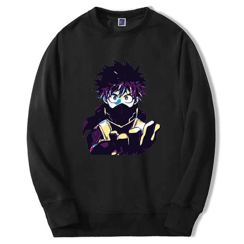 

My Hero Academia Sweatshirts Hoodie For Men Mangas Anime Bakugou Graphic Pullover Crewneck Fashion Harajuku Streetwear Sudaderas