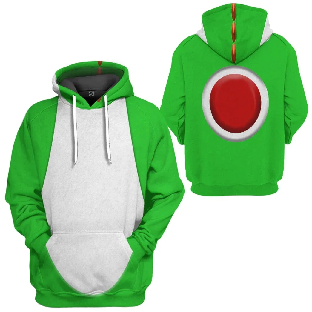 Sudadera con capucha de manga corta con la nueva película 3D de Super Mario Brothers, Mario Brigitte, ropa para niño y bebé, ropa de otoño