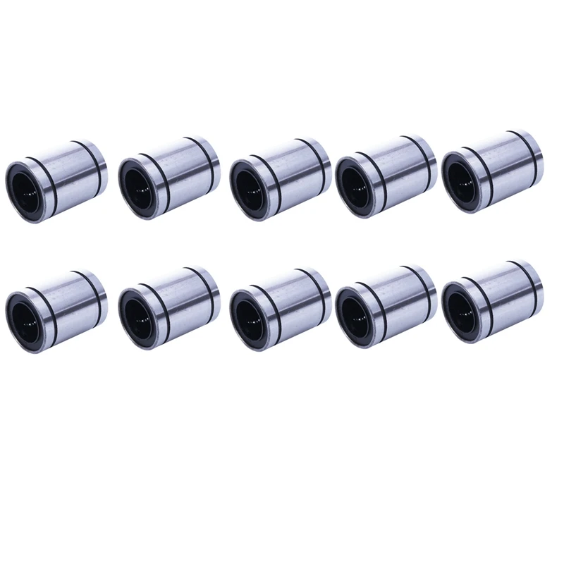 

10X LM20UU 20Mm Inside Dia Linear Motion Ball Bush Bearing Bushing Silver