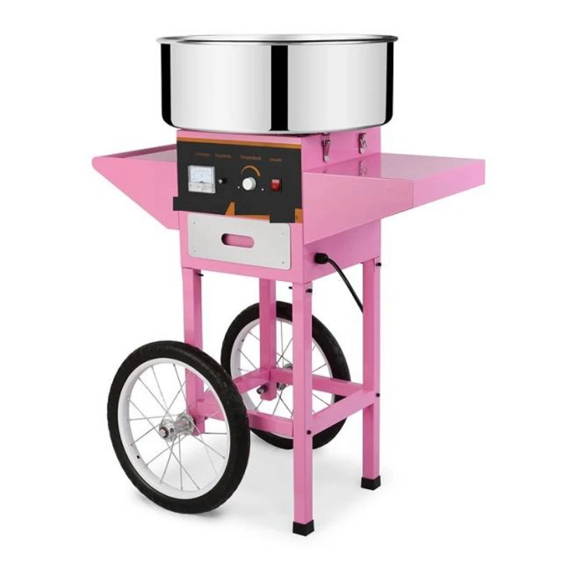 

Stalls Are Set Up With High Quality Mini Electric Motors Cotton Candy Maker Machine In Wheels