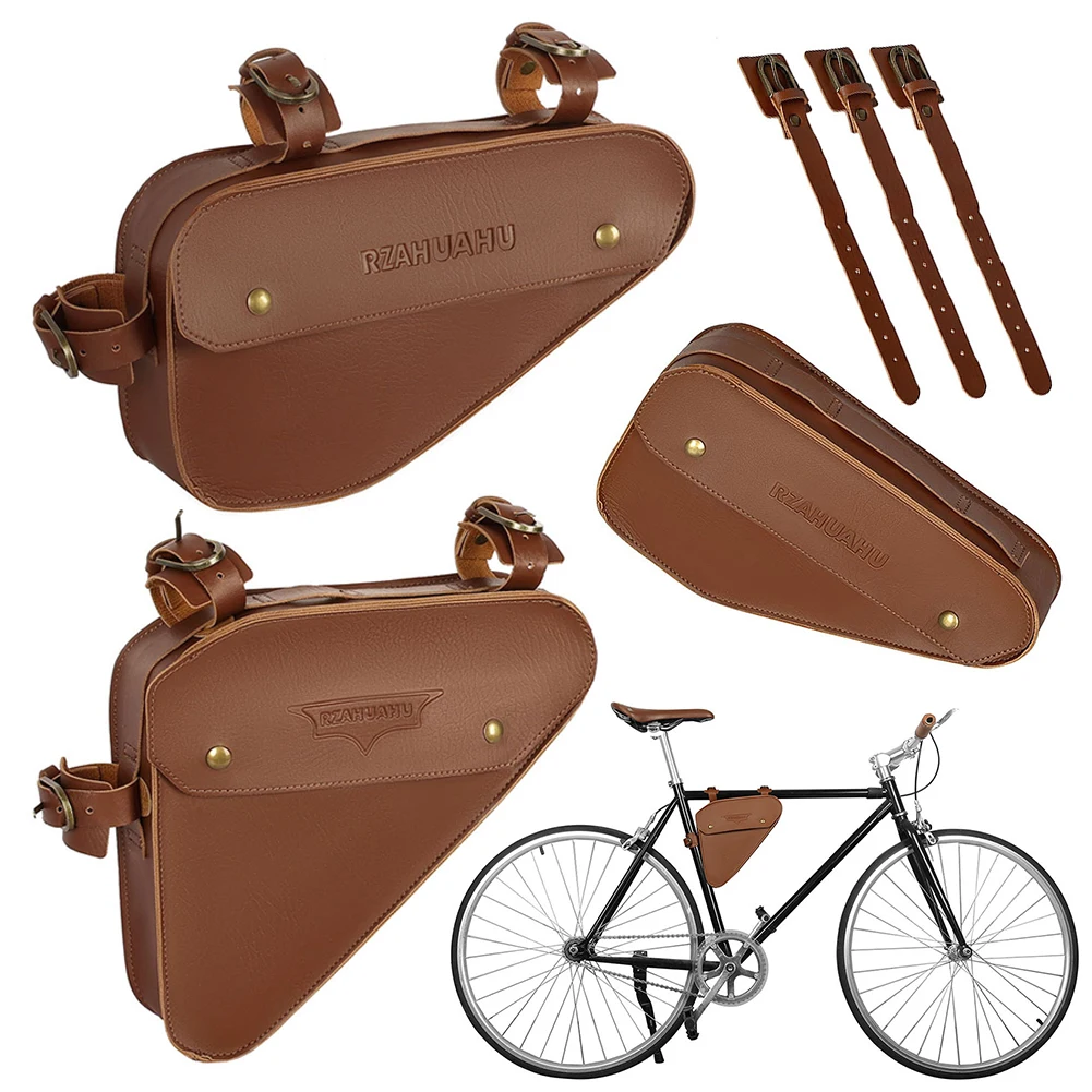 Description Picture 5 of itemBicycle Front Frame Bag Large Capacity Bicycle Frame Storage Bag Cycling Front Tube Bag for Mountain Road Bike