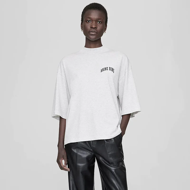 

AB Aesthetic Graphic T-Shirt Women Summer Clothes Half Sleeve Loose Tees Tops Oversized Female Fashion T-Shirts Tee Shirt