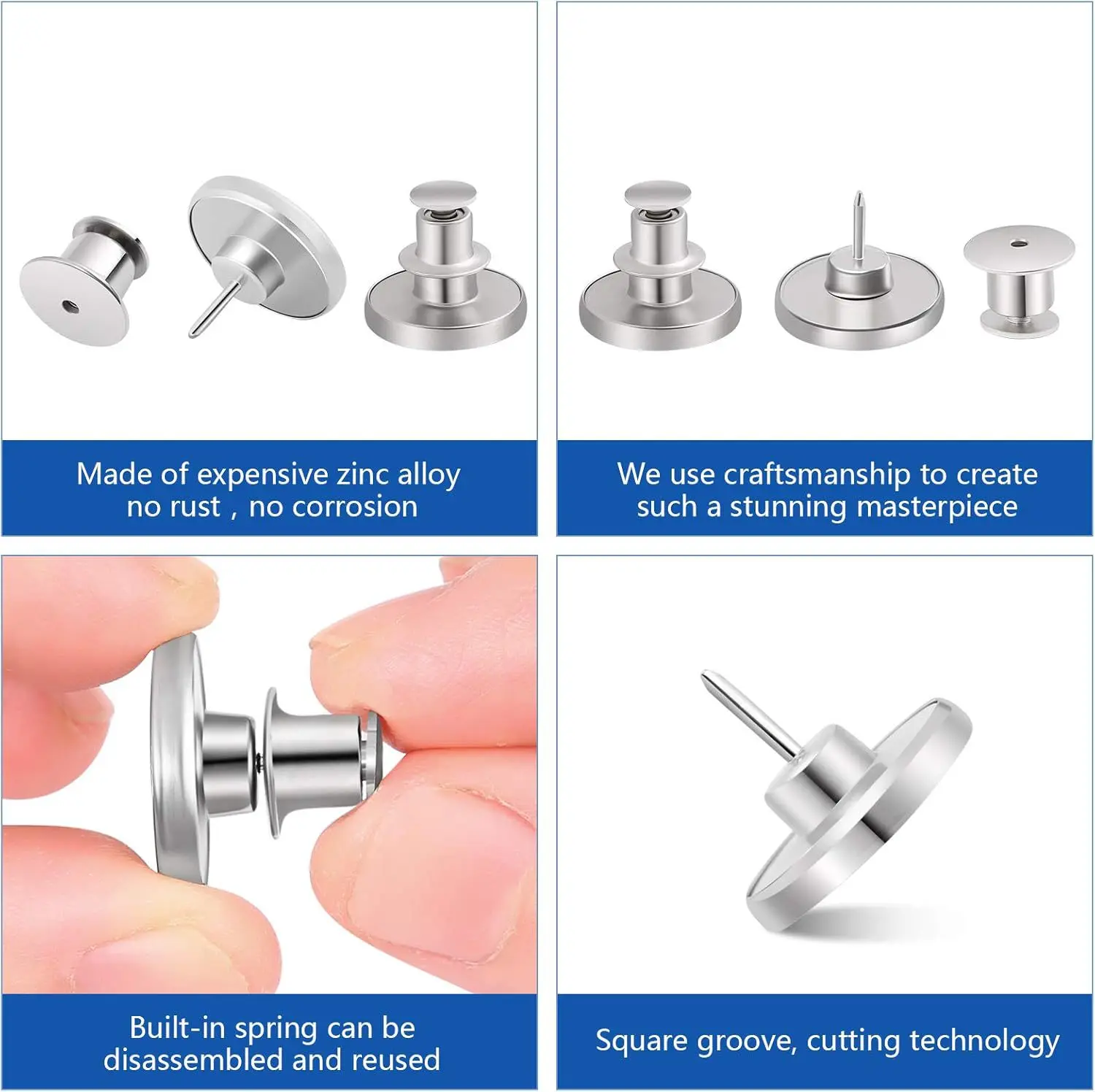 12Pcs/pack Jeans Buttons Clothing Pants Sewing Accessories Waist Buckle Nail Free Waist Button Detachable Clothing Pants Pins