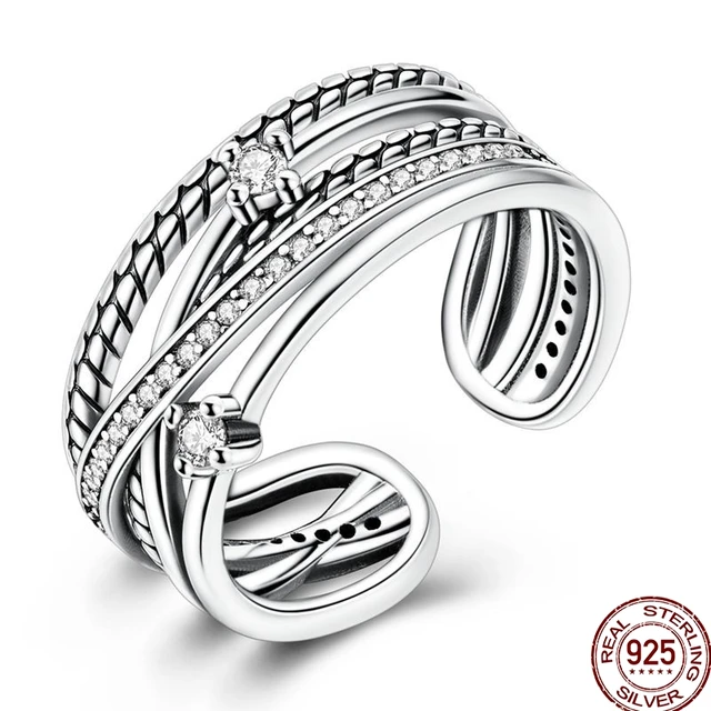 Bagues en argent Sterling 2025 originales pour femmes, couronne à nœud papillon, cœur d'amour, mauvais œil, bijoux d'anniversaire, cadeau d'anniversaire, 925