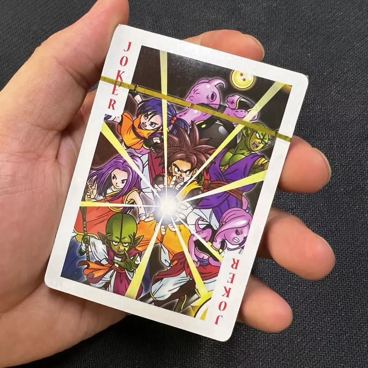 54Pcs Cards Anime Dragon Ball Z Poker Toy Cosplay Son Goku Board Game Cards Hardcover Collection Box 2