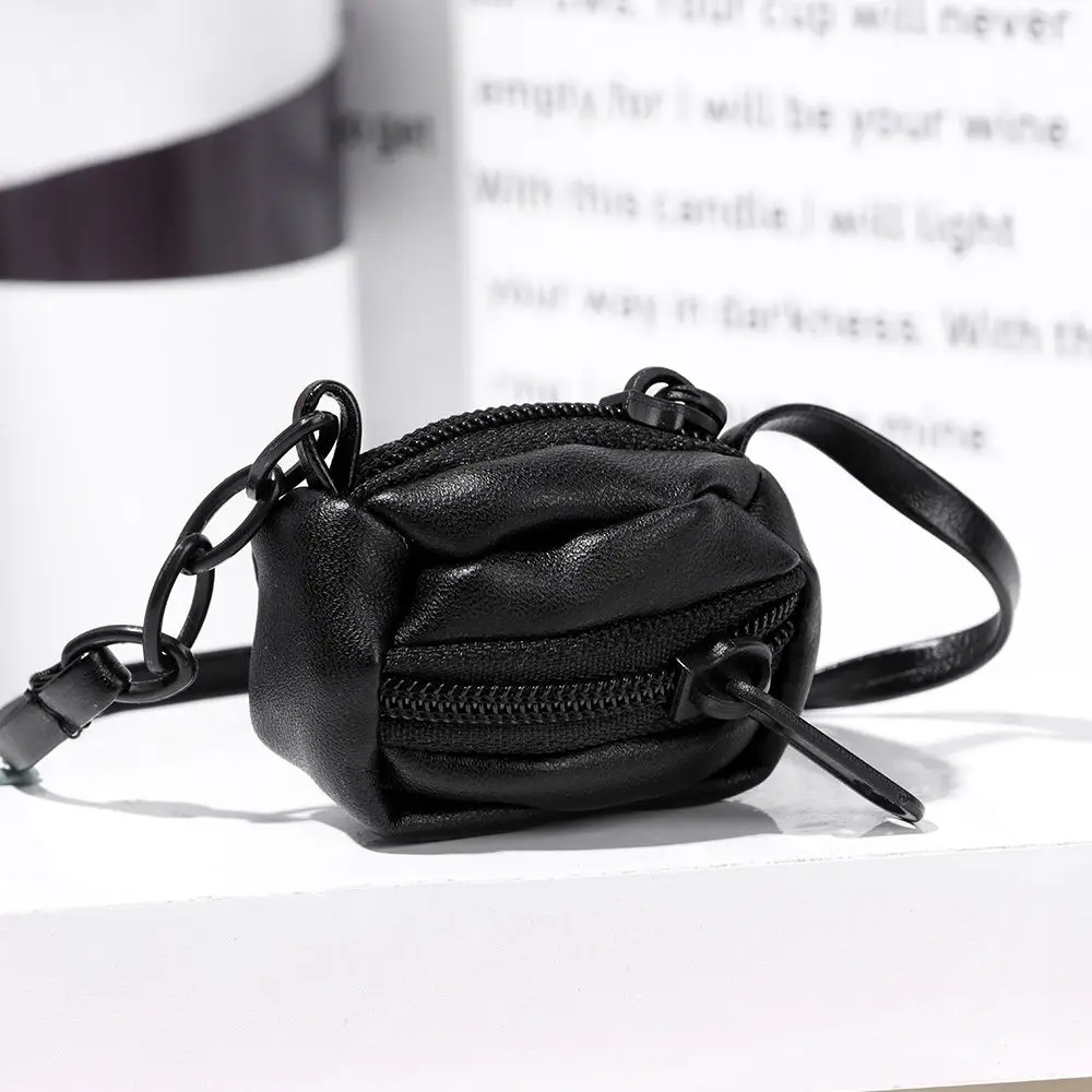 Miniature Shopping Handbag 20cm Doll Bag Doll Clothes Accessories Metal Chain Pack Dollhouse Fashion Plush Doll Bag 5 Styles