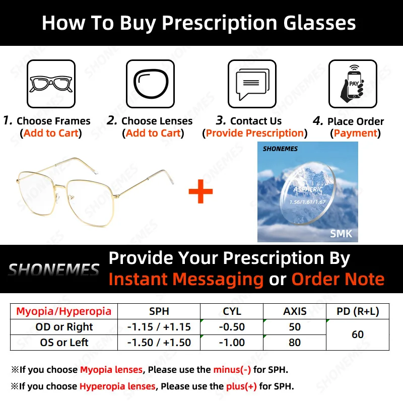 SHONEMES-Montura de gafas poligonales para hombre y mujer, anteojos de gran tamaño, Retro, dorado, plateado, negro