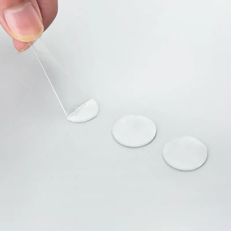 70Pcs/Set Silicone Double-Sided Fex Scotch Sticky Tape Adhesive Round Glue Seamless No Trace Waterproof Double Face Adhesif