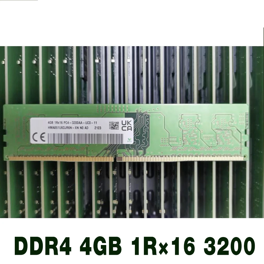 

Оперативная память HMA851U6DJR6N-XN для SK Hynix, 1 шт., память высокого качества, быстрая доставка, DDR4 4 ГБ, 4G, 1R × 16 3200