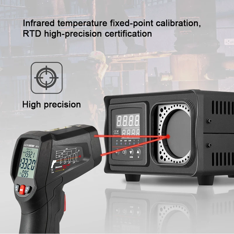 Portable Infrared Calibrator BX-350/BX-500 for Long Distance Infrared Thermometer Infrared Temperature Calibration Industrial portable lcd digital ph meter pen of tester accuracy 0 01 aquarium pool water wine urine automatic calibration