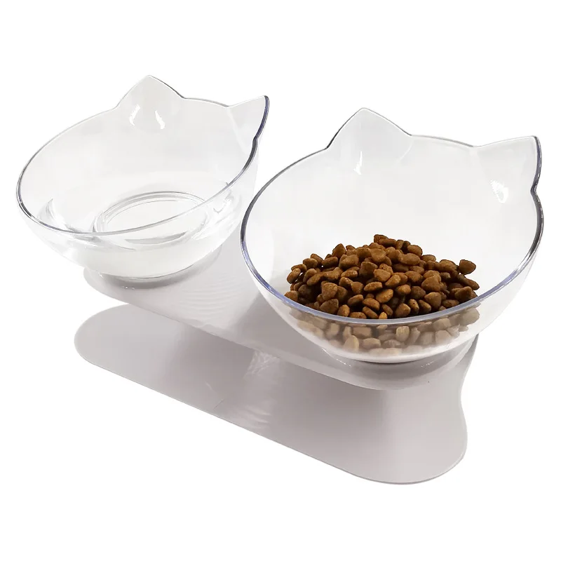 Pet Cat Feeding Bowl Cat Bowls Holder Food Bowl Feeder Pet Food