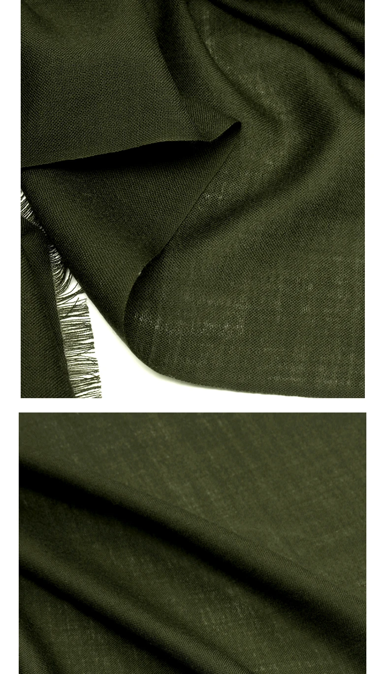 Winter Warmer Einfarbiger Kaschmir-Wollschal für Damen, Großer 70*200cm Wollschal, Wickel, Bufanda, Damenschals, Hijab – Detail 21