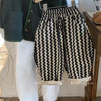 Pantalons sarouel rayés de Style coréen pour bébés garçons, nouvelle mode printemps et automne 2024, vêtements pour enfants 6