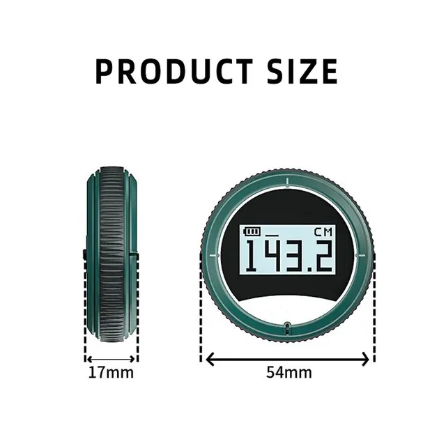 정밀 측정을 위한 편리한 다기능 전자 줄자 거리 측정기