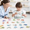 Wooden Montessori Catching Toys Funny Fine Motor Skill Fish Cognition Puzzle Toy Colorful Wooden Magnetic Fishing Game 3