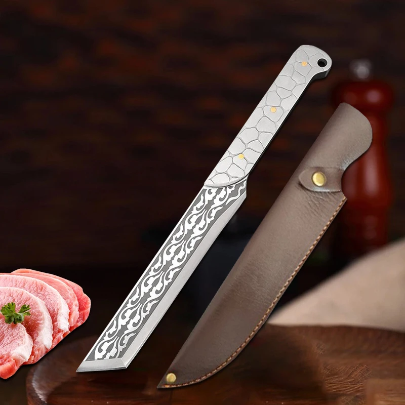

High Hardness Kitchen Knives Stainless Steel Chef Knife Cleaver Forged Slicer Chopper Sharp Fruit Meat Cutter