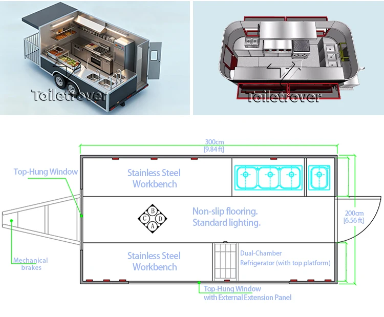 Fast Food Truck Trailer Custom Food Truck Trailer Motor Tricycle Mobile Barbecue Food Trailer Ice Cream Food Cart In China S17cec128d56447bbae8088329154cbd3p