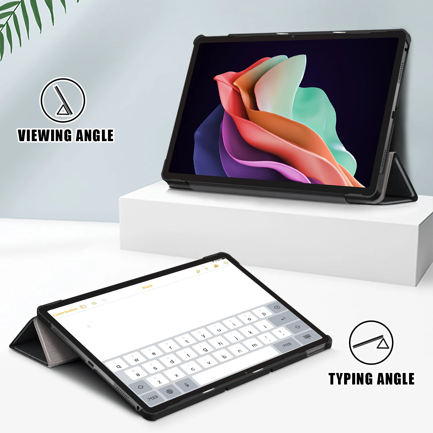 Ultra Slim Shockproof Tablet Case - Premium PU Leather Protective Cover