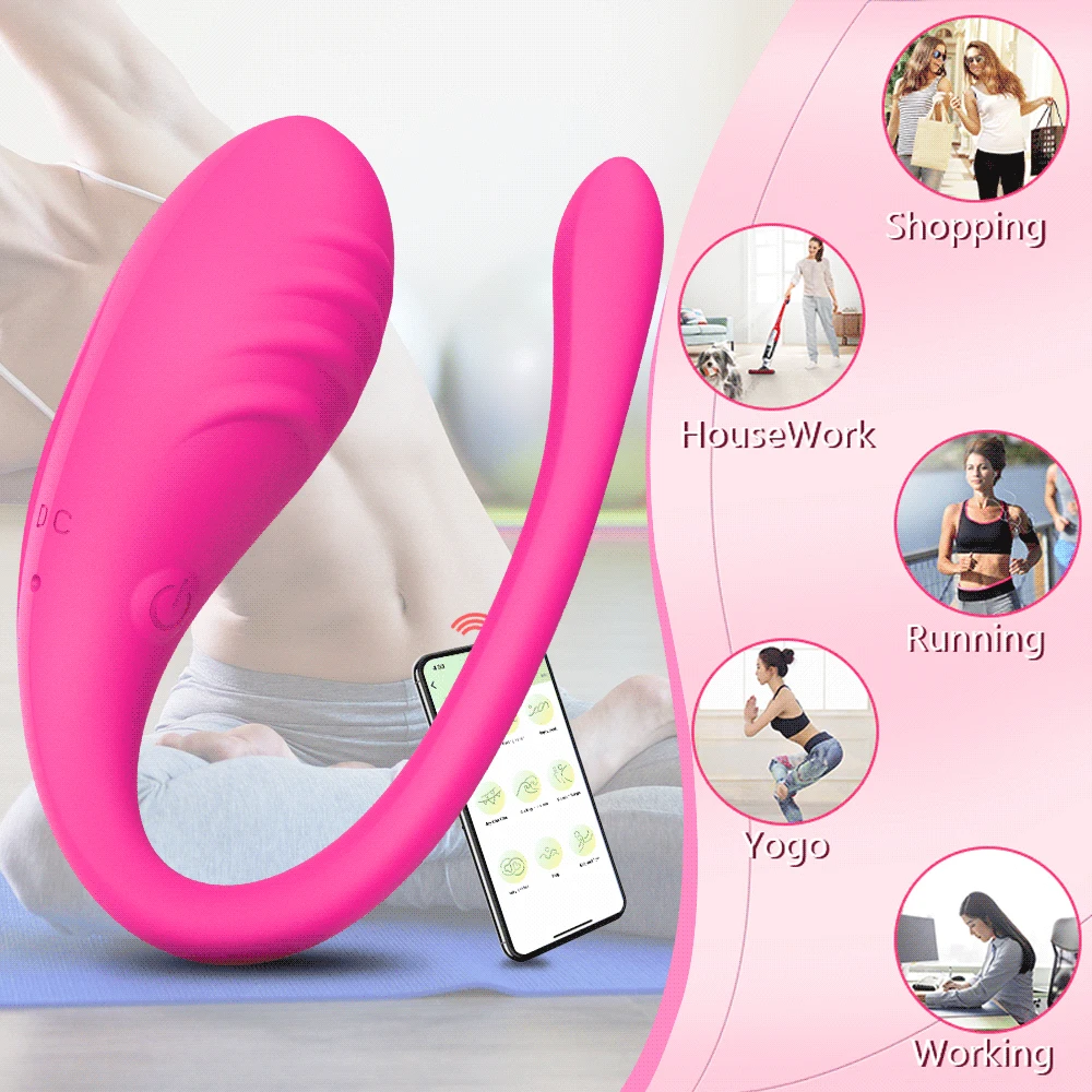 Vaginal Vibrators APP Controlled G Spot 9 Speed Anal Vibrating Egg Massager Wearable Stimulator Adult Sex Toys for Women Couples
