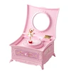 Elegant Classic Rotating Ballerina Music Box with Drawer Hand Crank Music Jewelry Box Perfect Christmas Gift for Girls 6