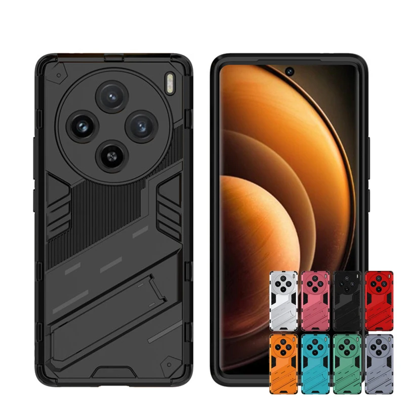 Per Vivo X100 5G Custodia Vivo X100 X100 Pro 5G Cover Antiurto Silicone Armor Supporto Per Pc Custodia Protettiva Antiscivolo Per Telefono Vivo X100