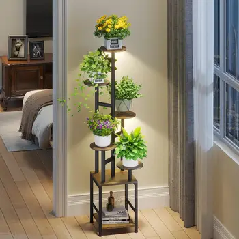 6-Tier Plant Stand with Lights 1