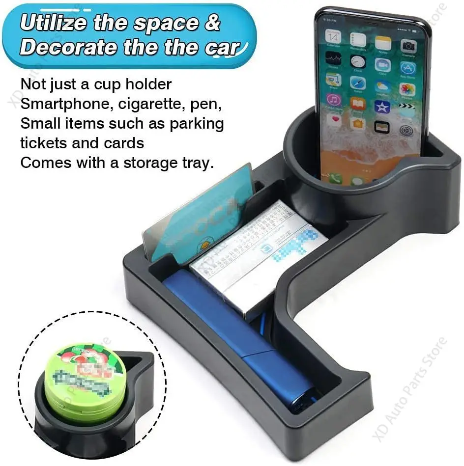 스즈키 짐니 2019-2026 차량용 컵홀더, 자동변속기용 센터 콘솔 기어 변속 수납함