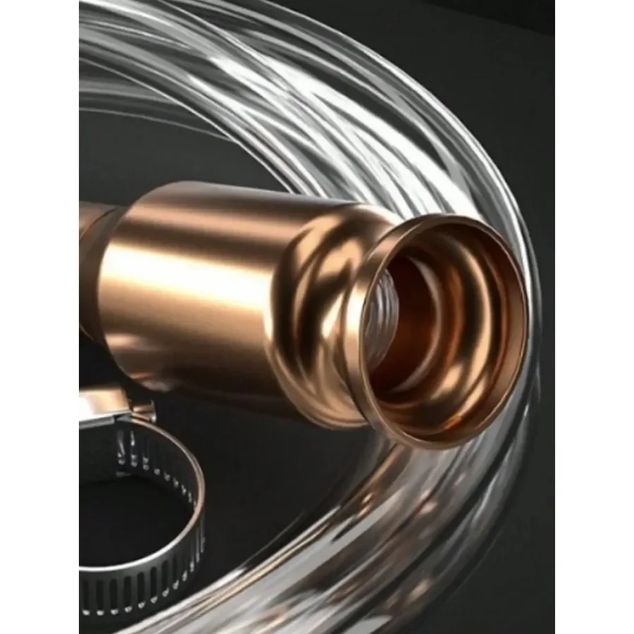 Manual Pump Copper Siphon Pumping Refueling Pipe PVC 1PC