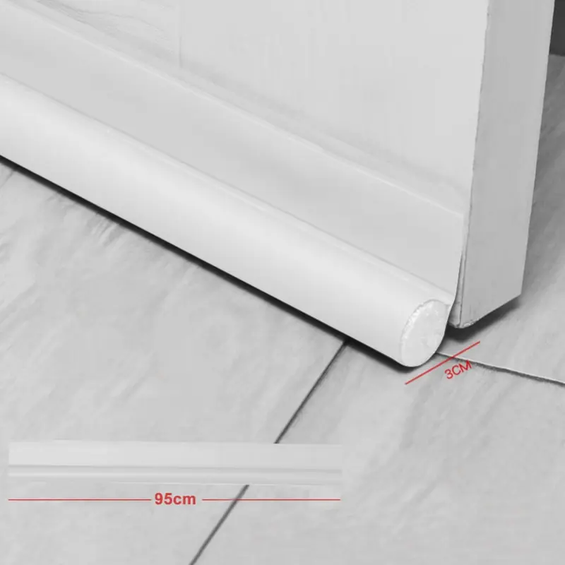 Door Seal Strip Windproof Soundproof Door Sweep Draft Stopper Cuttable Foldable Self Adhesive Acoustic Foam