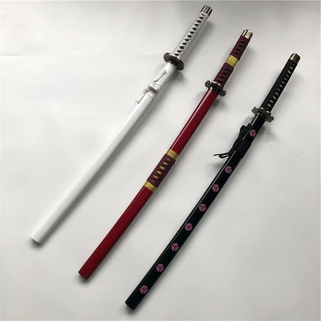 Espada de madera de 80cm, Katana de entrenamiento de lucha, cuchillo  samurái Vs Ninjas, accesorios de colección de decoración artesanal -  AliExpress