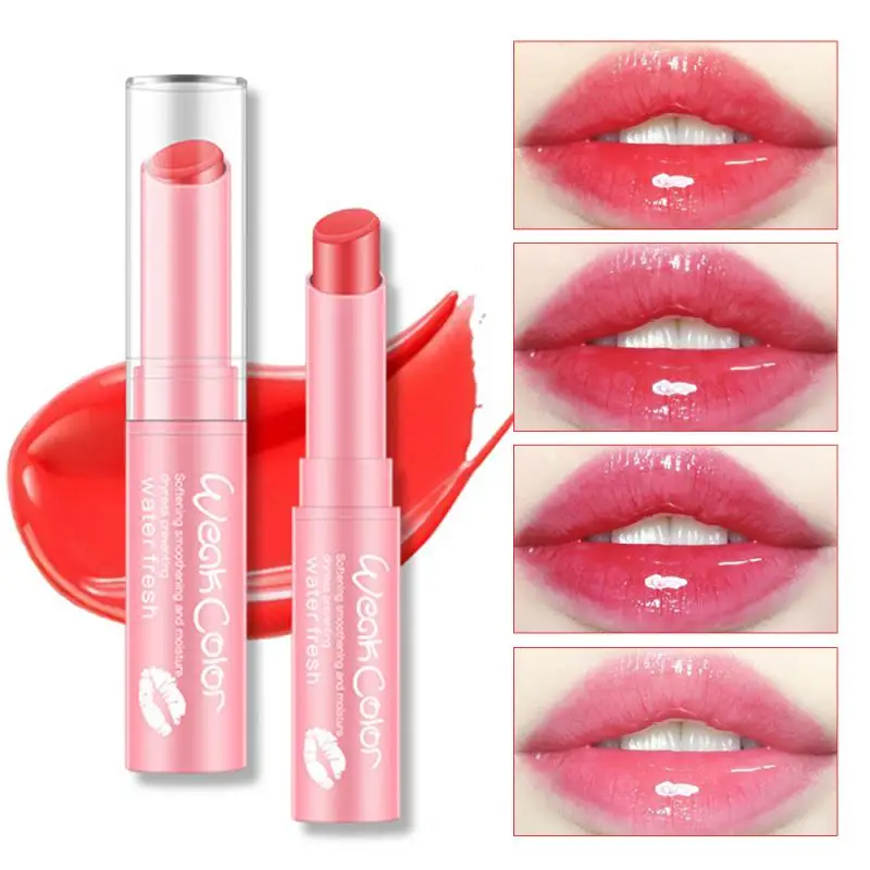 

Moisturizing waterproof light color lipstick colored fruit lipstick girl lips care lip balm natural gloss TSLM2