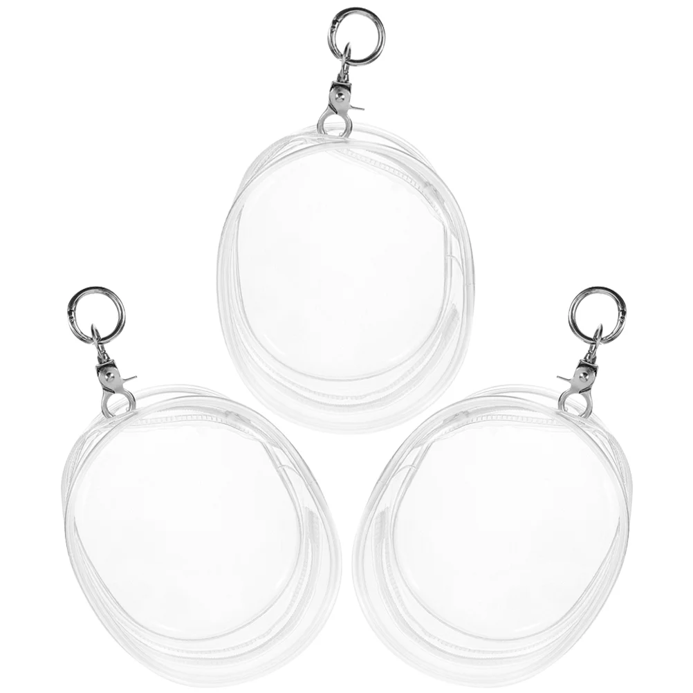 

3 Pcs Bag The Tote Small Portable Mini Hanging Transparent Storage Bale of Cotton Walk Baby