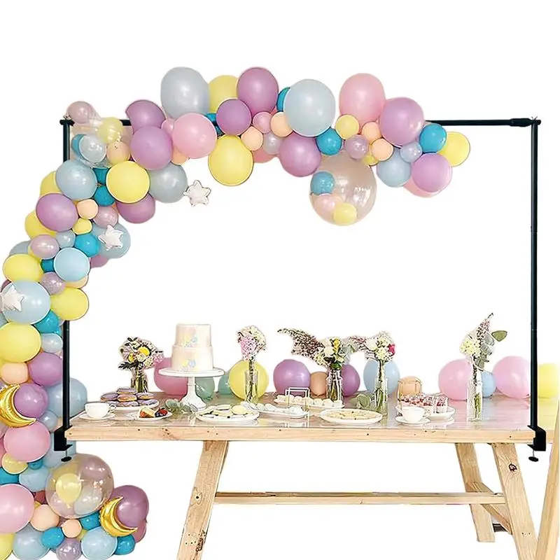 Table Top Arch Frame With Clamps Adjustable Rust-Proof Table Rod Stand for Weddings Birthday Balloon and Flower Decor