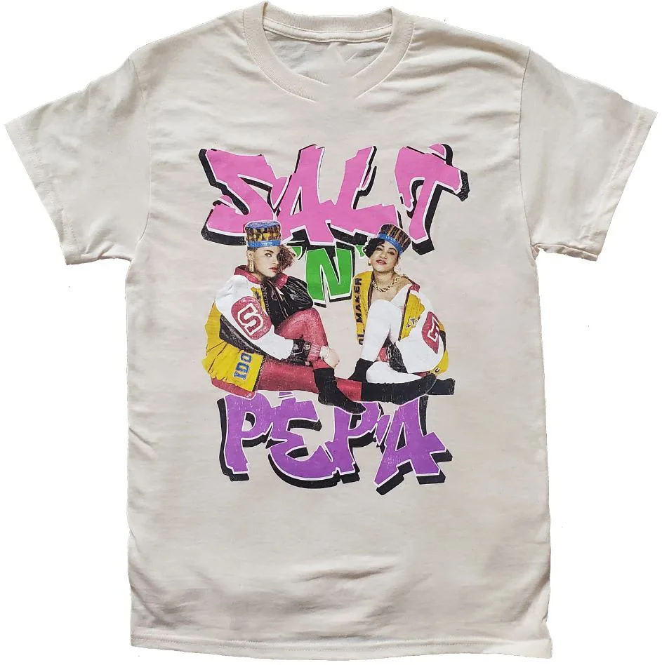 Salt-N-Pepa Rock Band Tour Concert T T-Shirt Unisex Tutte Le Taglie S A 5Xl Tp739 Maniche Lunghe