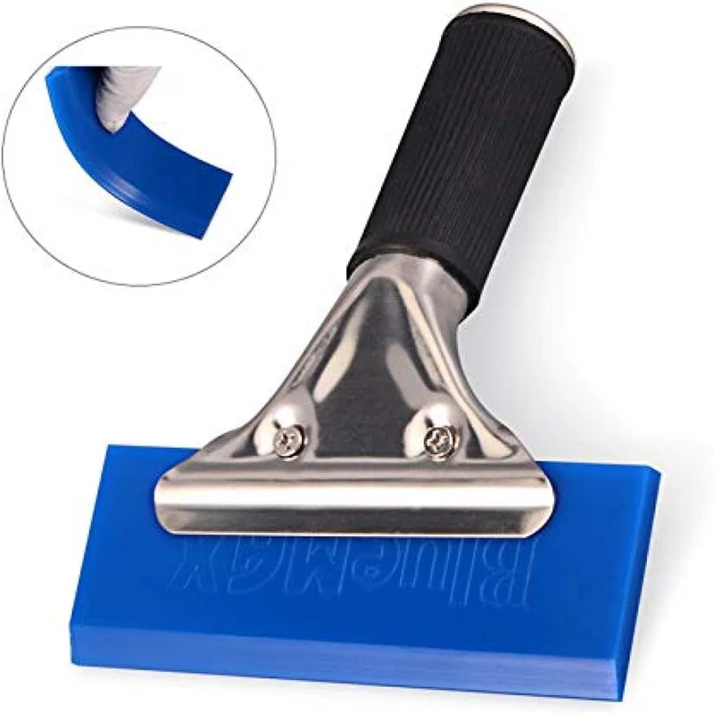 Car Window Squeegee Felt Edge Film Scraper Window Glass Squeegee Tool ...