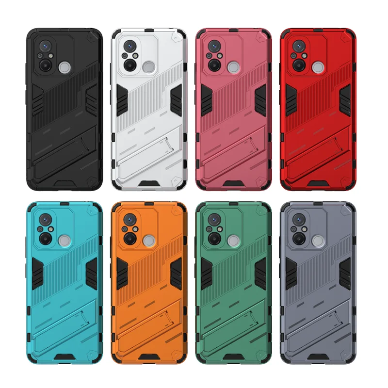 Redmi 11A 11A Redmi11A Custodia Punk Armor Supporto Per Telefono Fotocamera Etui Per Xiaomi Mi Redmi 11A 10A Cover Tpu Matte Anti-Shock Back Panel