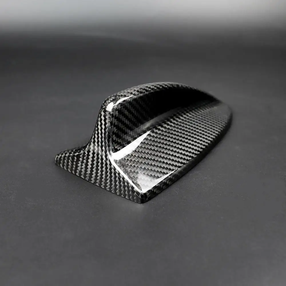 

Car Carbon Fiber Antenna Shark Fin Cover Trim Auto Roof Decorative Antenna For BMW E46 E90 E92 M3 Car Accessories