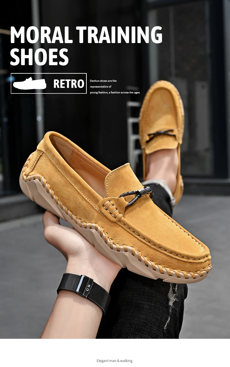 Loafers Shoes Men 2023 Man Flat Moccasin Shoes Men Boat Shoes Men