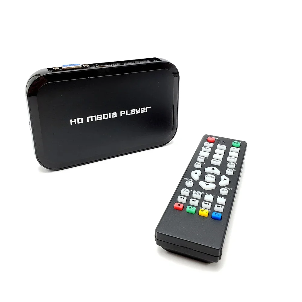 Hdd-speler Mini Full Hd 1080P H.264 Mkv Hdd Hdmi-Compatibele Media Player Center Usb Otg Sd Av tv Avi Rmvb Rm M3