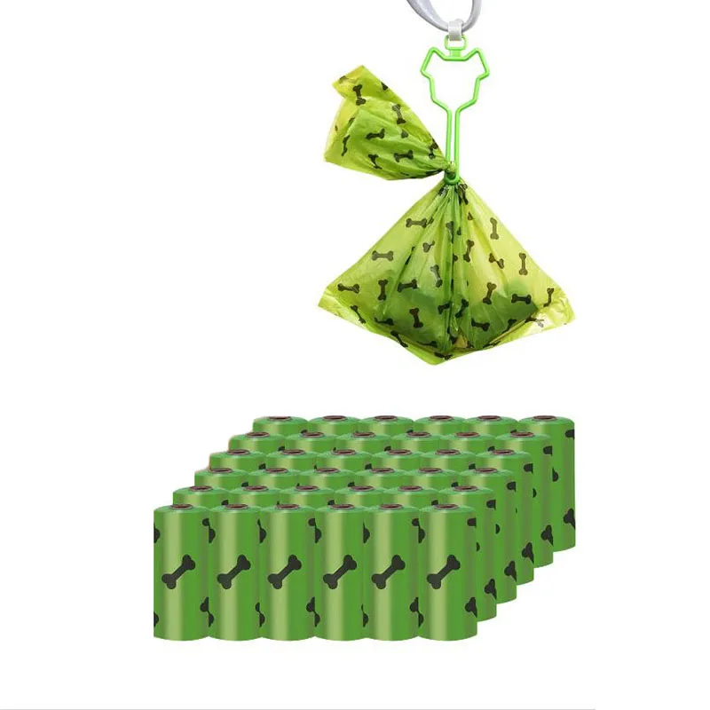 5Rolls 10Rolls Degradable Cat Dog Poop Bags Outdoor House for Dogs Clean Refill Garbage Bag Dog Accessories Thickened Bags