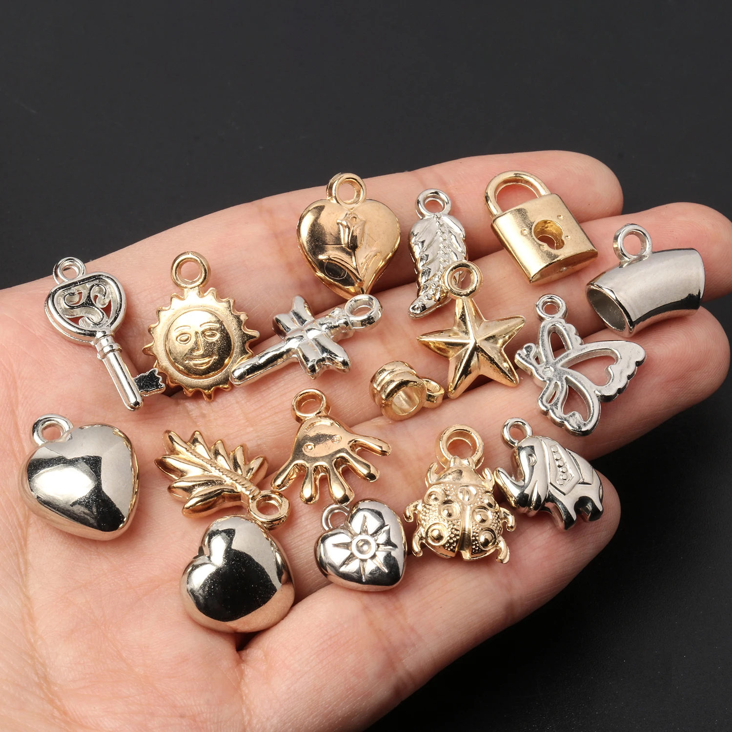 100pcs Random Styles Mixed Bulk Lots Charms For Jewelry Making Supplies DIY Bracelet  Necklace Earring Keychain Pendant Wholesale - AliExpress