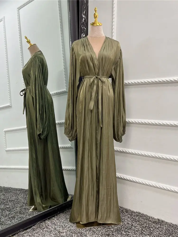 army green abaya