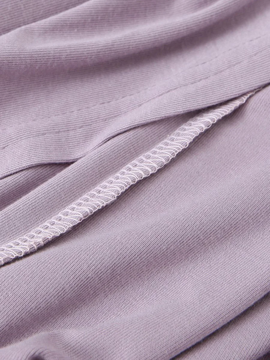 Plus Size Women's Sets Fashion Premium Modal Swing Collar Stylish Short Tops And A-Line Fishtail Long Skirt With Draping Effect