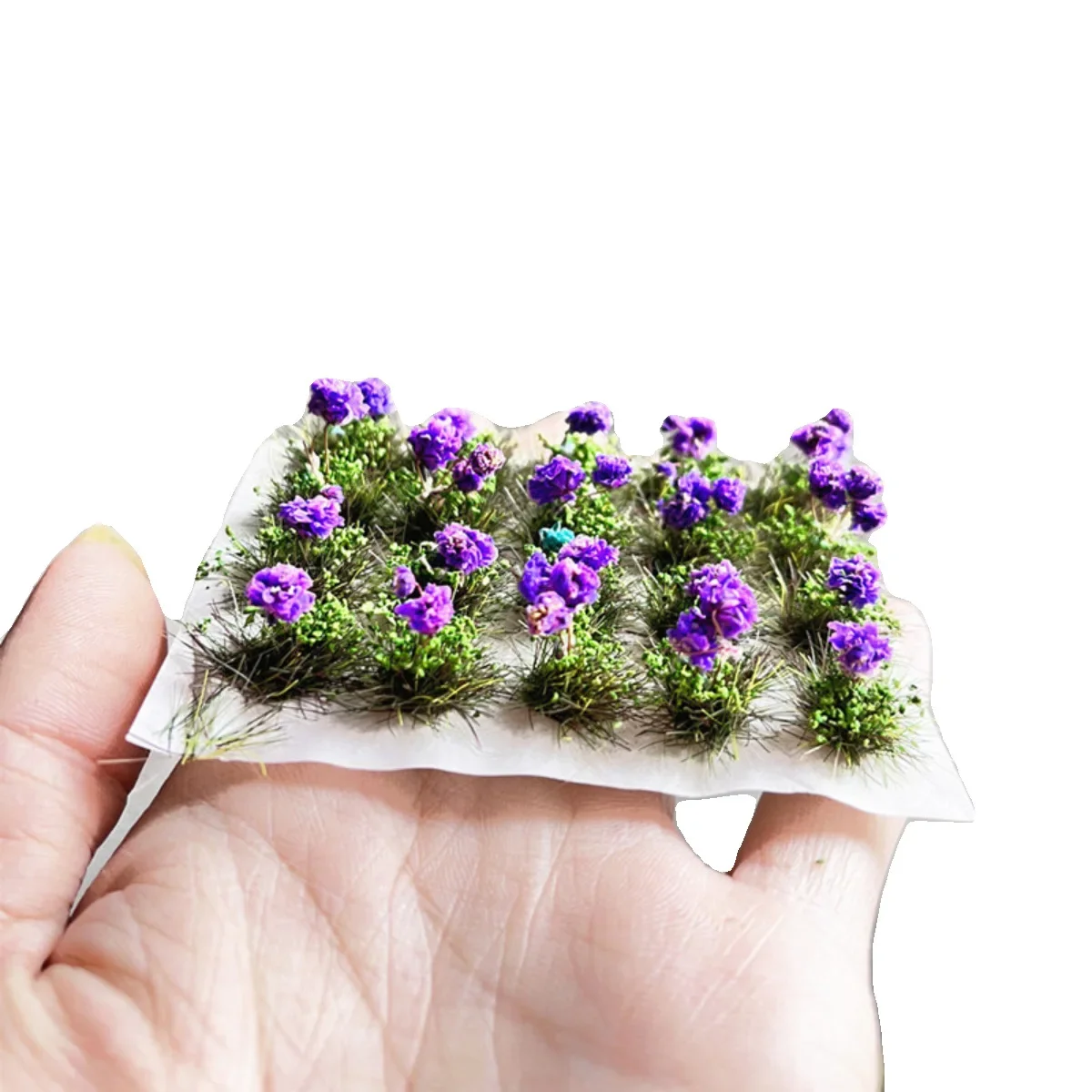 DIY handmade materials miniature model cluster flower cluster ground rosa vegetation military model sand table Can be customized 2