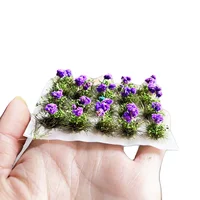 DIY handmade materials miniature model cluster flower cluster ground rosa vegetation military model sand table Can be customized 2