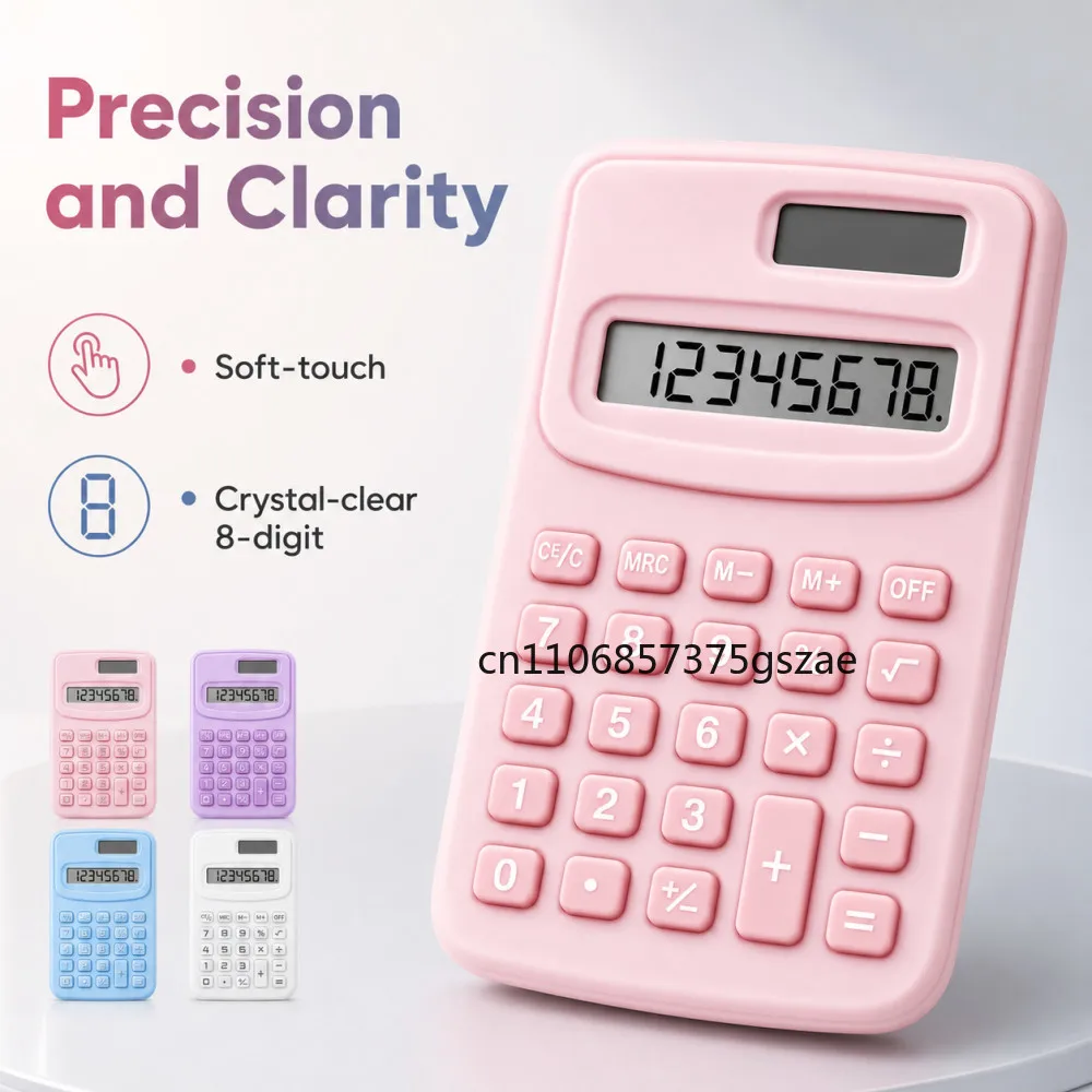 Chic Cartoon Mini Calculator – Fresh, Cute, and Fashionable Palm-Sized Design
