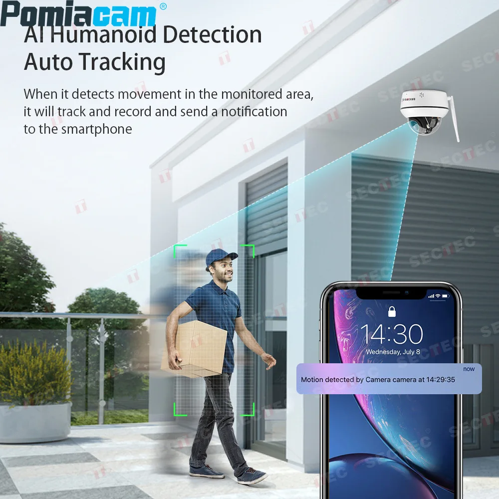

IP-Камера уличная с поддержкой Wi-Fi и ИК-подсветкой