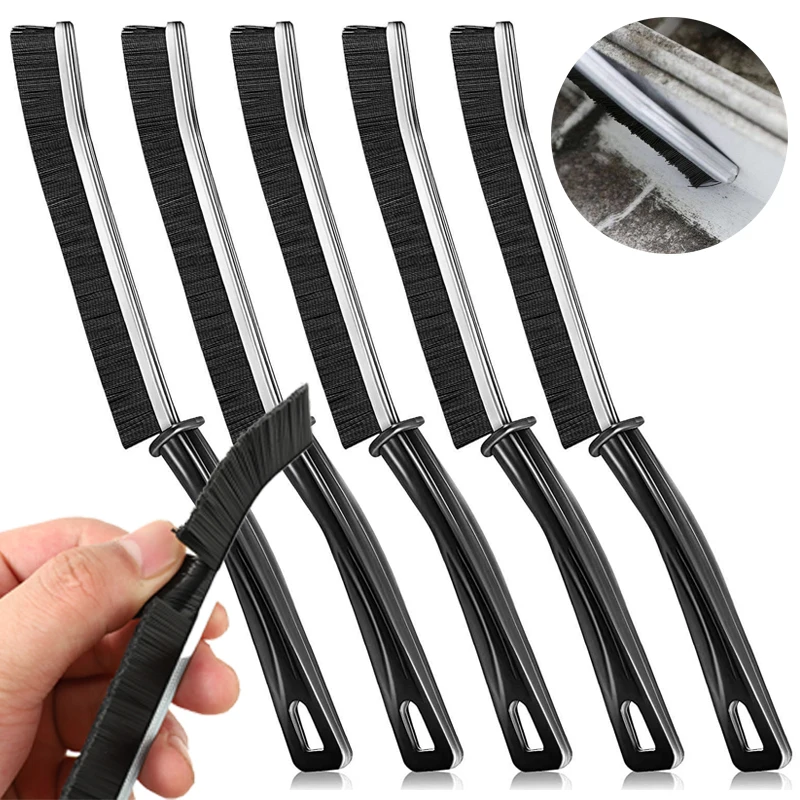 1-5Pcs Long Gap Cleaning Brush Car Crevices Cleaner Brushes Auto Detailing Household Tile Narrow Joints Scrubber Stiff Bristles altar incense burner table buddha table worship desk warped head a long narrow table middle hall display stand several chinese