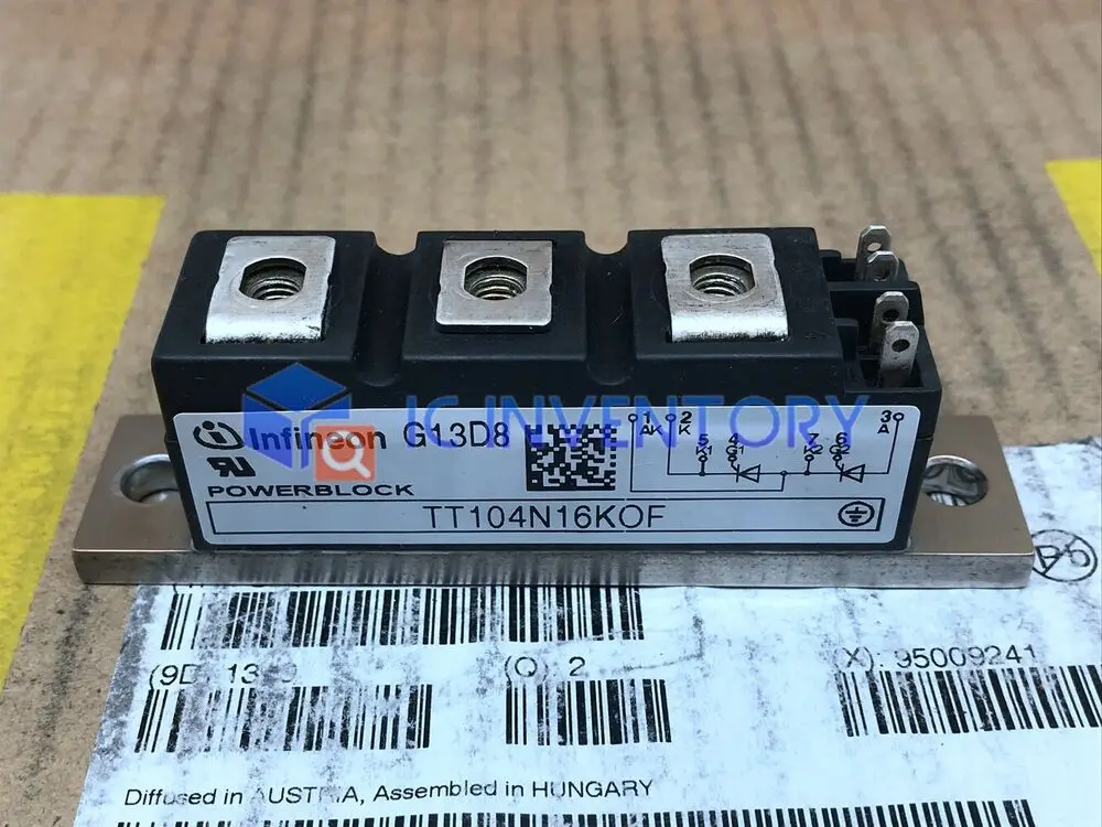 

Блок питания EUPEC/INFINEON TT104N16KOF TT104N16K0F, 1 шт., новинка 100%